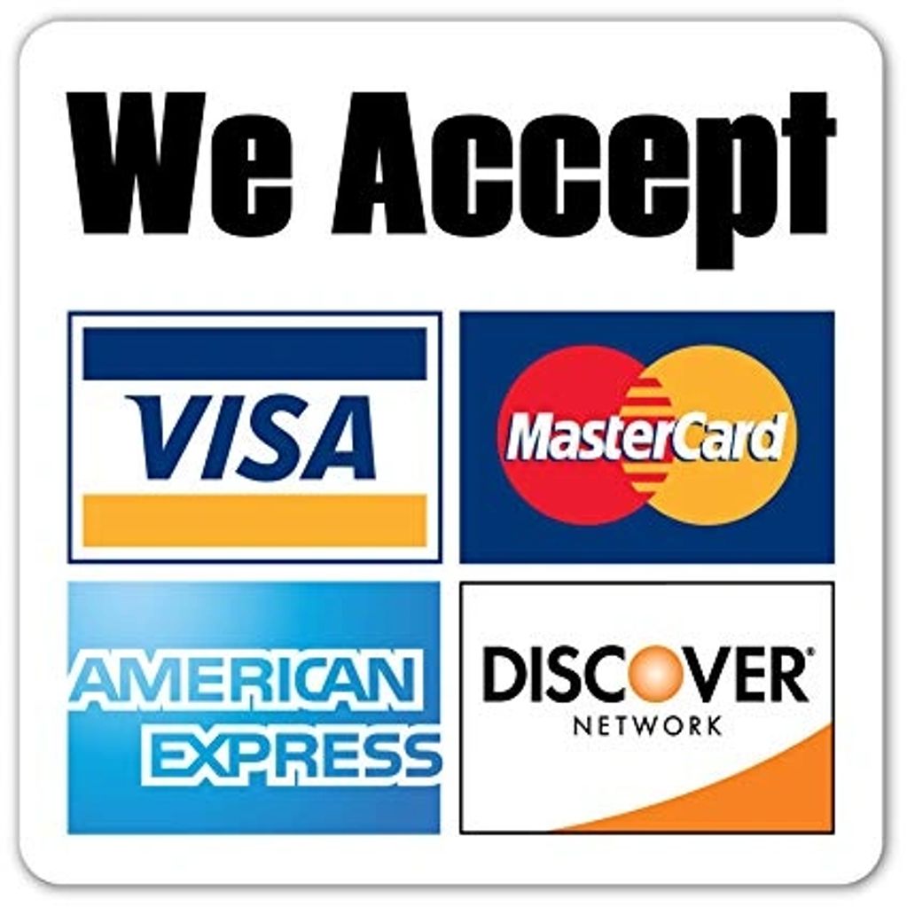 We accept all major cards
