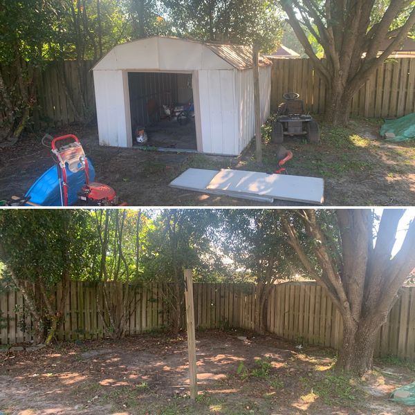Metal shed storage building demo removal pooler ga LowCountry Junk Removal 