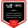City & Guilds NPTC Level 2 Certification Badge for Safe Use of Aluminium Phosphide in Pest Control by Vermin8