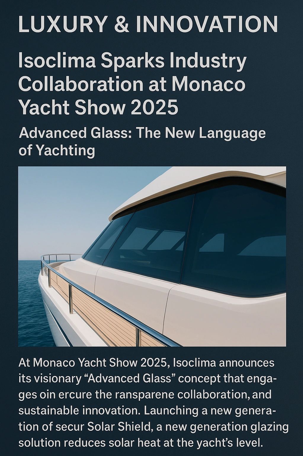 Monaco Yacht show2025 On 24-27 September 2025
Hi lights with Innovation
October Hot Issue 22 with