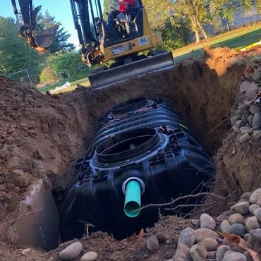 Plastic Septic Tank Installation