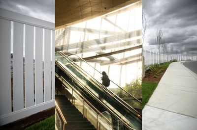 Fence company installing vinyl privacy fence panels seamlessly