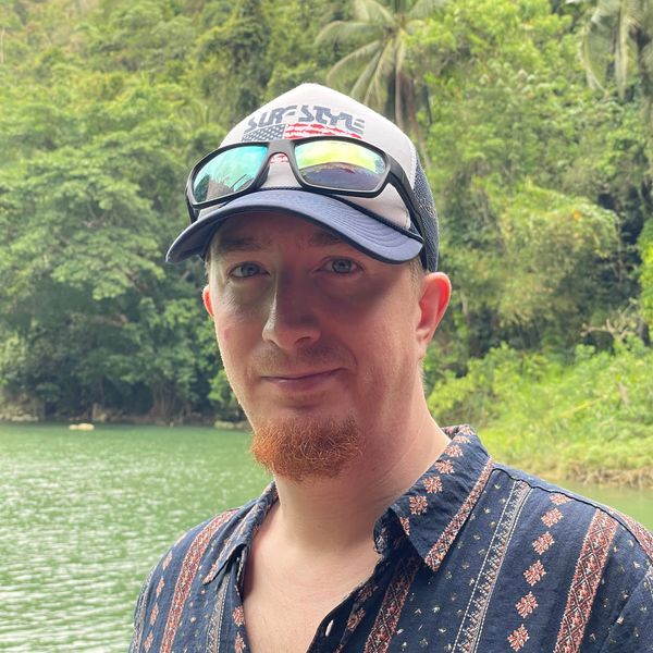 Travis Hyll on the Loboc River, Bohol, Philippines