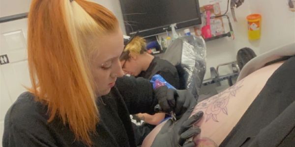 Georgina tattooing