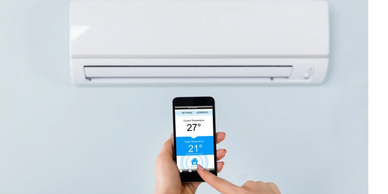 Digital thermostats are provided with each install