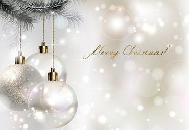White Christmas Balls - free to use, just right click and download