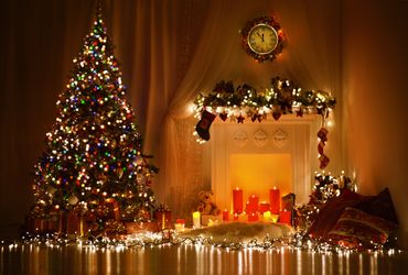 Christmas Living Room - free to use, just right click and download