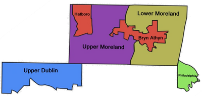 This is a map showing the 152nd District.