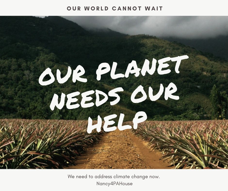 Our world cannot wait, our planet needs our help, we need to address climate change now