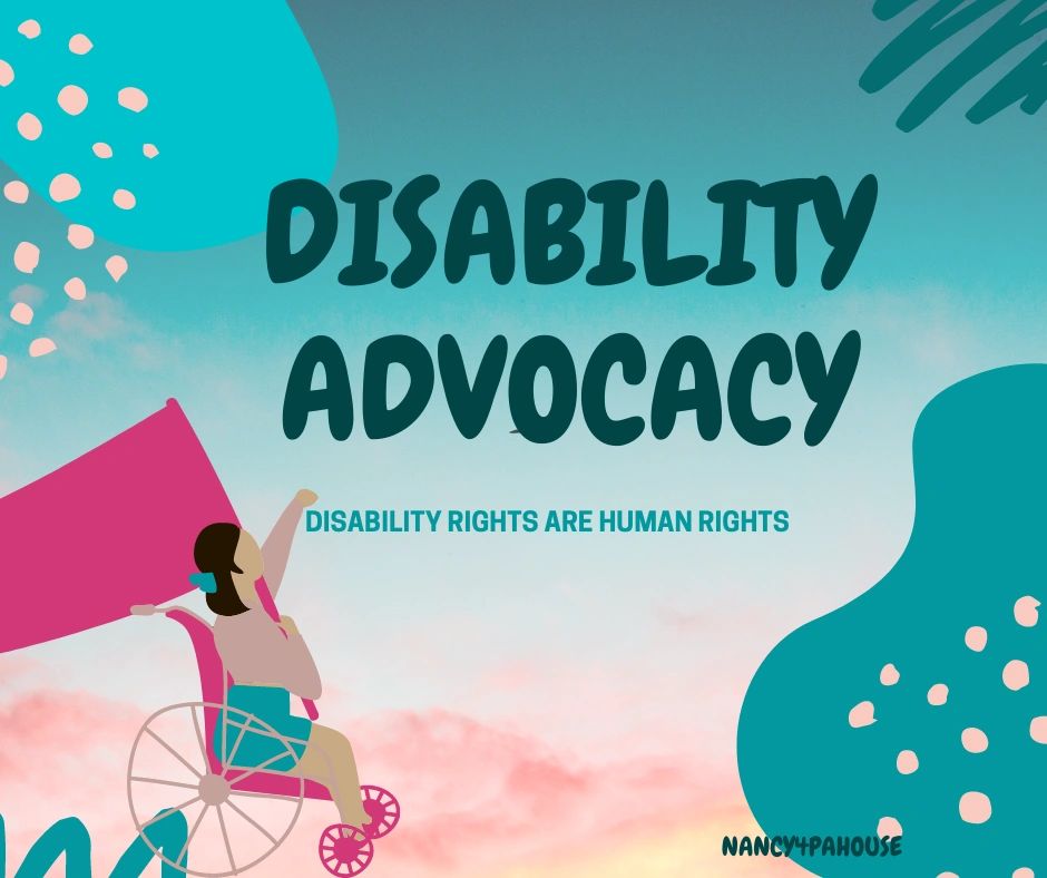 Disability advocacy, disability rights are human rights. 
