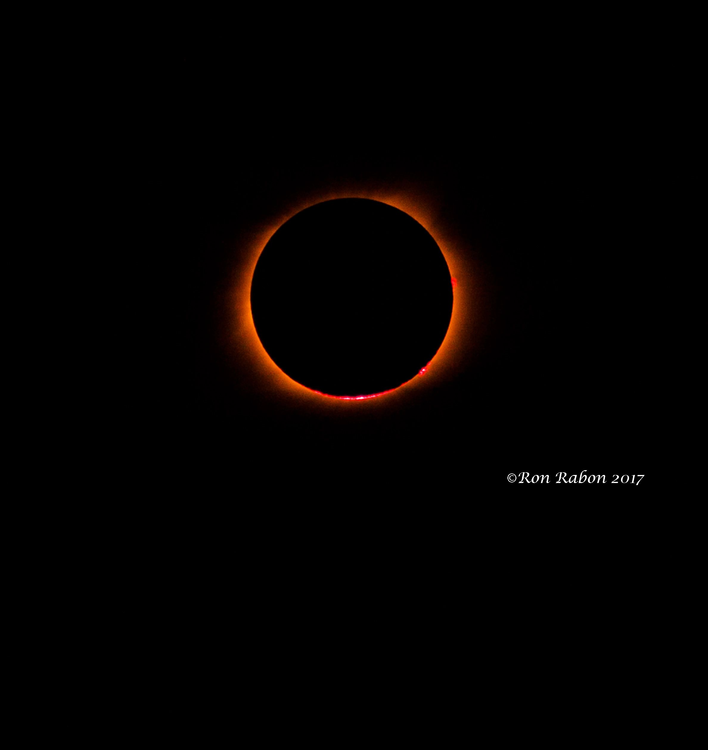 Solar eclipse as seen from Nashville Tennessee 2017.