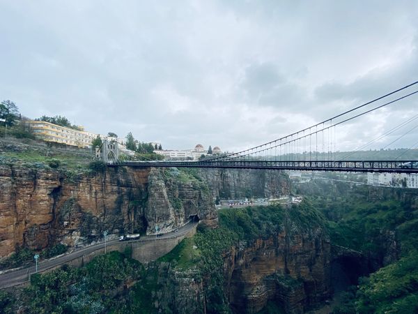 Suspended bridge Sidi M'Cid Constantine, Algeria
