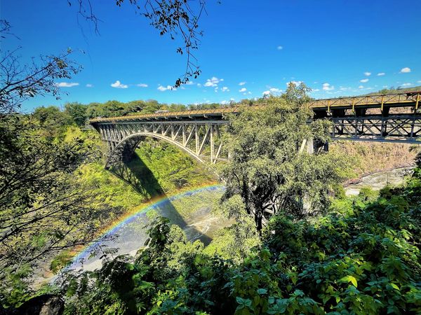 Bridge to Livingstone in Zimbabwe