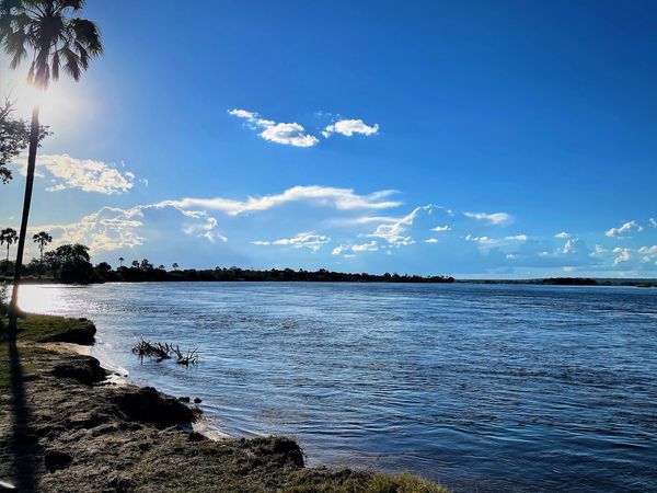 Zambezi river in its calm on private tour