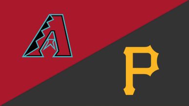 Logos of Arizona Diamondbacks and Pittsburgh Pirates MLB teams.