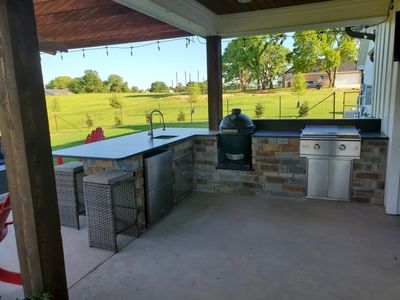 Outdoor Kitchen Build, Tyler, TX
Outdoor living space construction, Tyler, TX