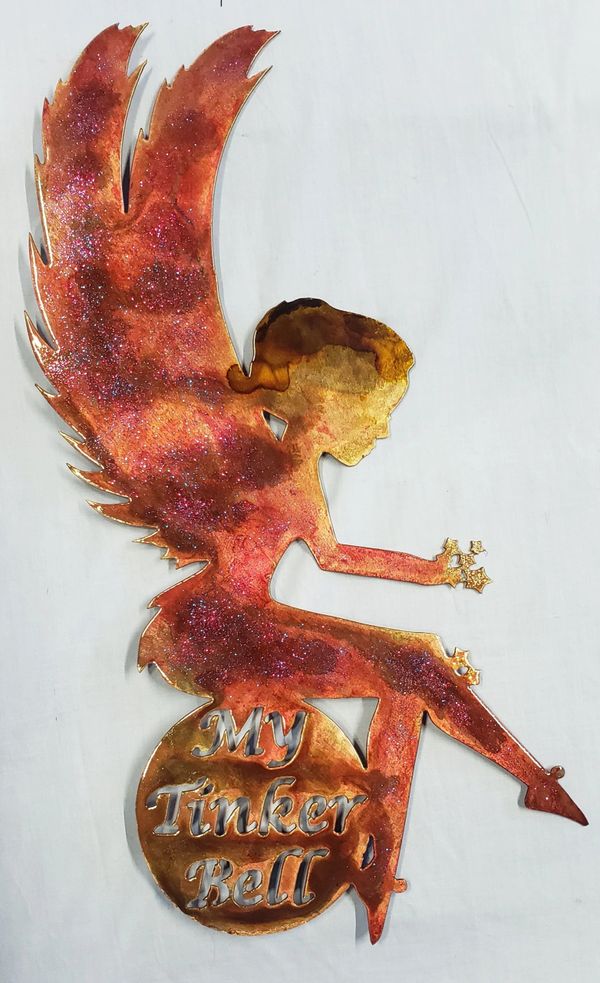 Tinker Bell Metal art