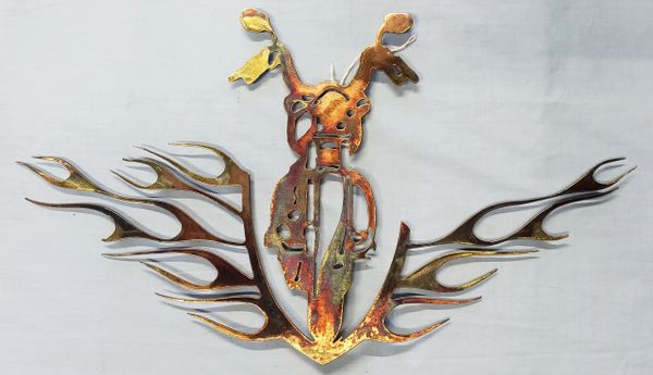 Harley Davidson Custom Metal Art