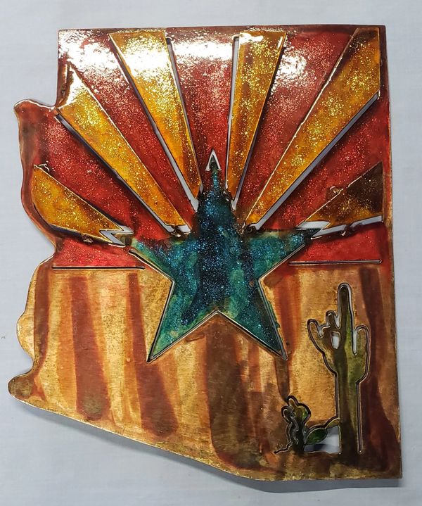 Custom Metal Art by Tim Oldham of Snowy Ridge Metal Art in Show Low Arizona.