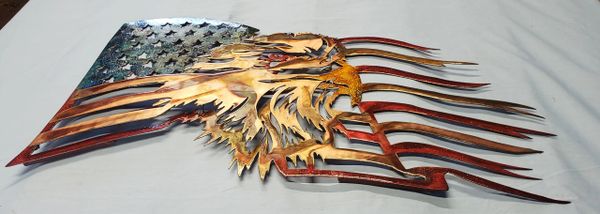 American Flag Custom Metal Art