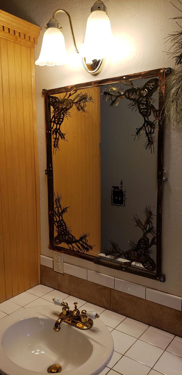 Mirror custom metal art decorations