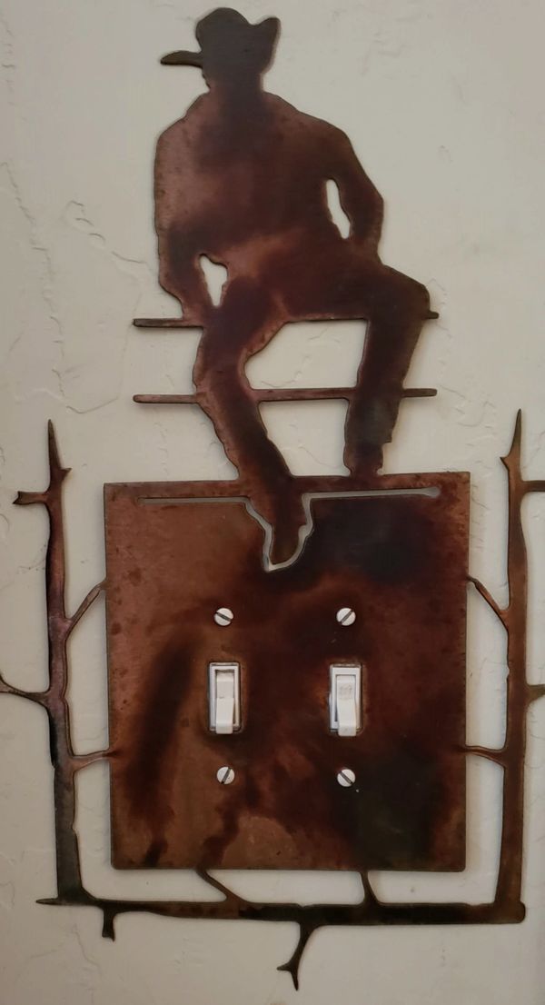 Cowboy Metal Art