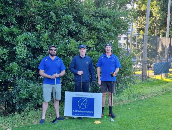 AJH Safety Solutions Staff at Golf Day