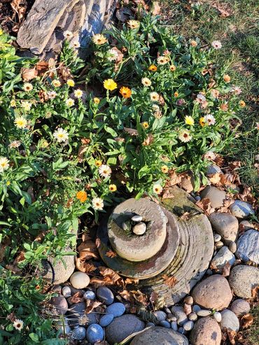 Calendulas grindstone fountain