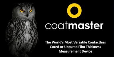 Demonstrates the coatmaster's ability to read off angle and at different target distances.