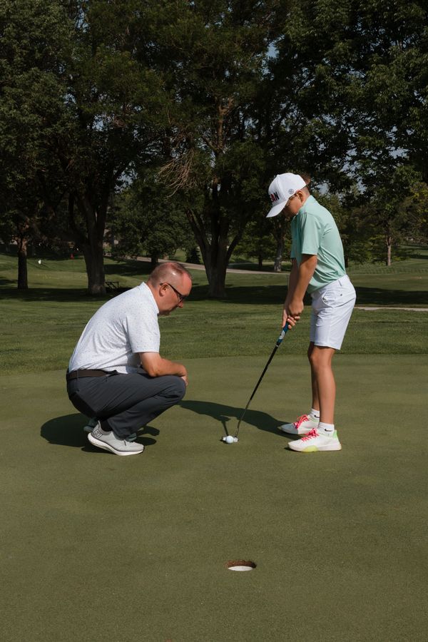 Putting, Goals, Putting Goals, Coaching, Coach, Line up the putt, Line up