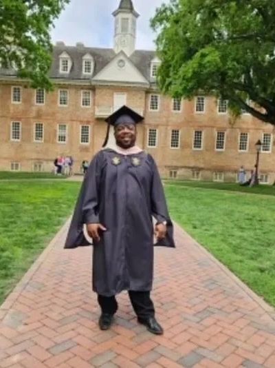 Congratulations!!  Our Director of Robotics and his wife have earned his MBA from William & Mary.  W