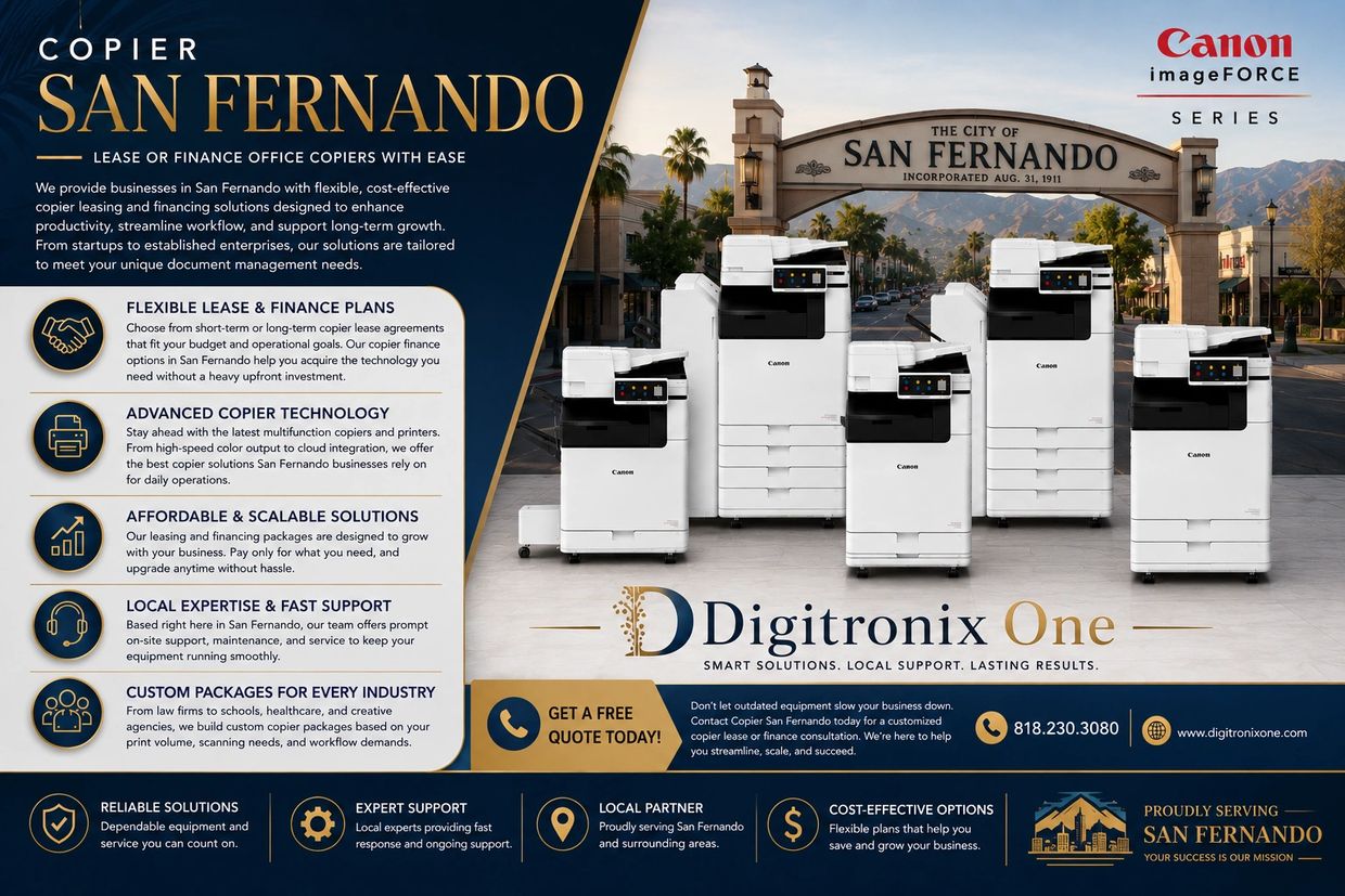 Copier Lease San Fernando