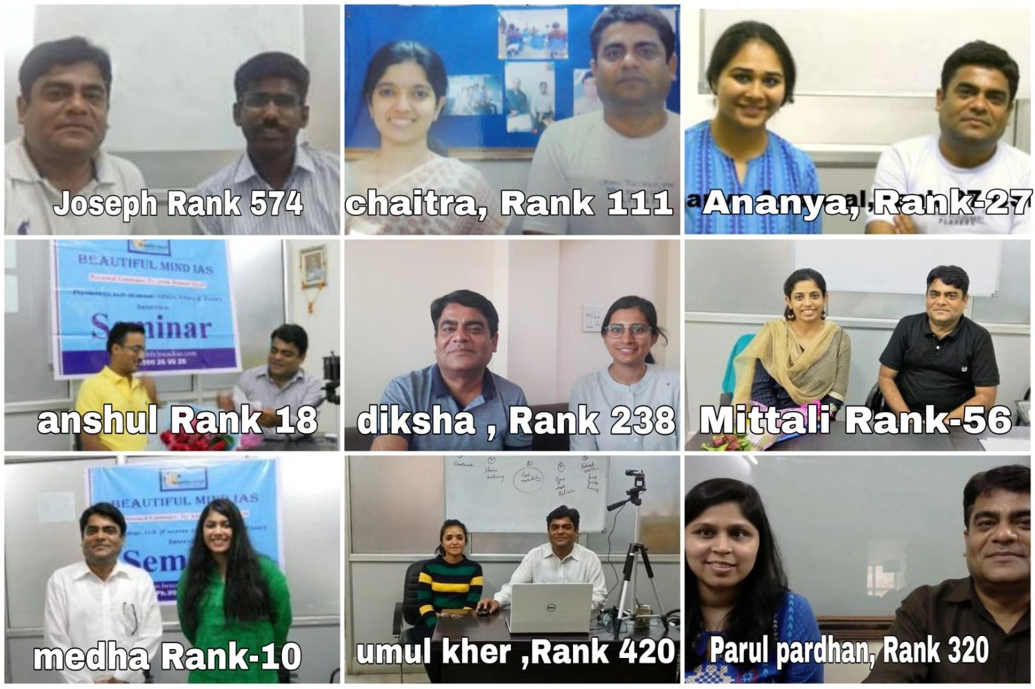 upsc cse topper with psychology optional, ethics, essay & interview