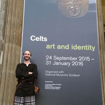 An image of myself outside the British Museum.