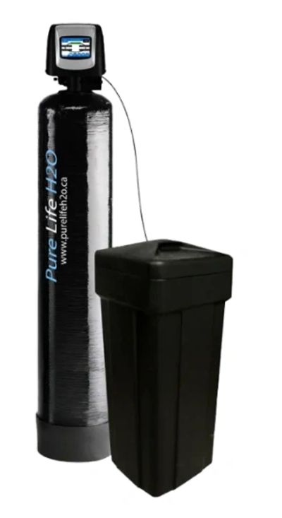 Pure Life H2O water softener with brine tank