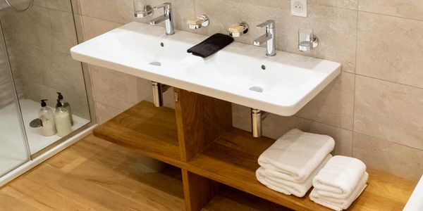 Suite private bathroom in bed and breakfast, self-catering holiday home, La Rochelle city center