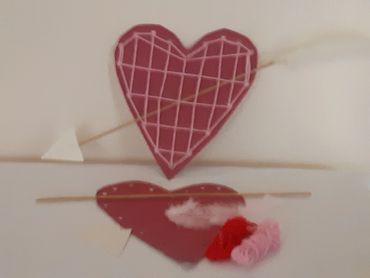 bevscraft.com.au St Valentines day weaving Decoration Kit for all ages