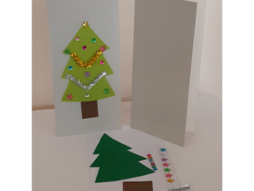 bevscraft.com.au Christmas Card DL size with envelope decorations all ages