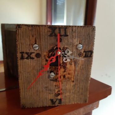 bevscraft.com.au handmade timber mantle clock