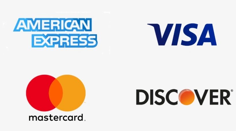 We accept cash, checks and credit card payments.