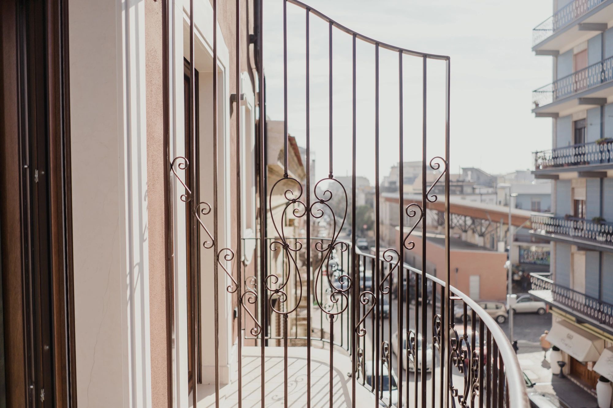 Vista su strada di via Teresa Masselli