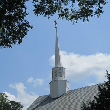 Steeple of St. Luke's Episcopal Church in Blackstone, VA