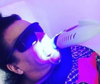 This is our teeth brightening treatment