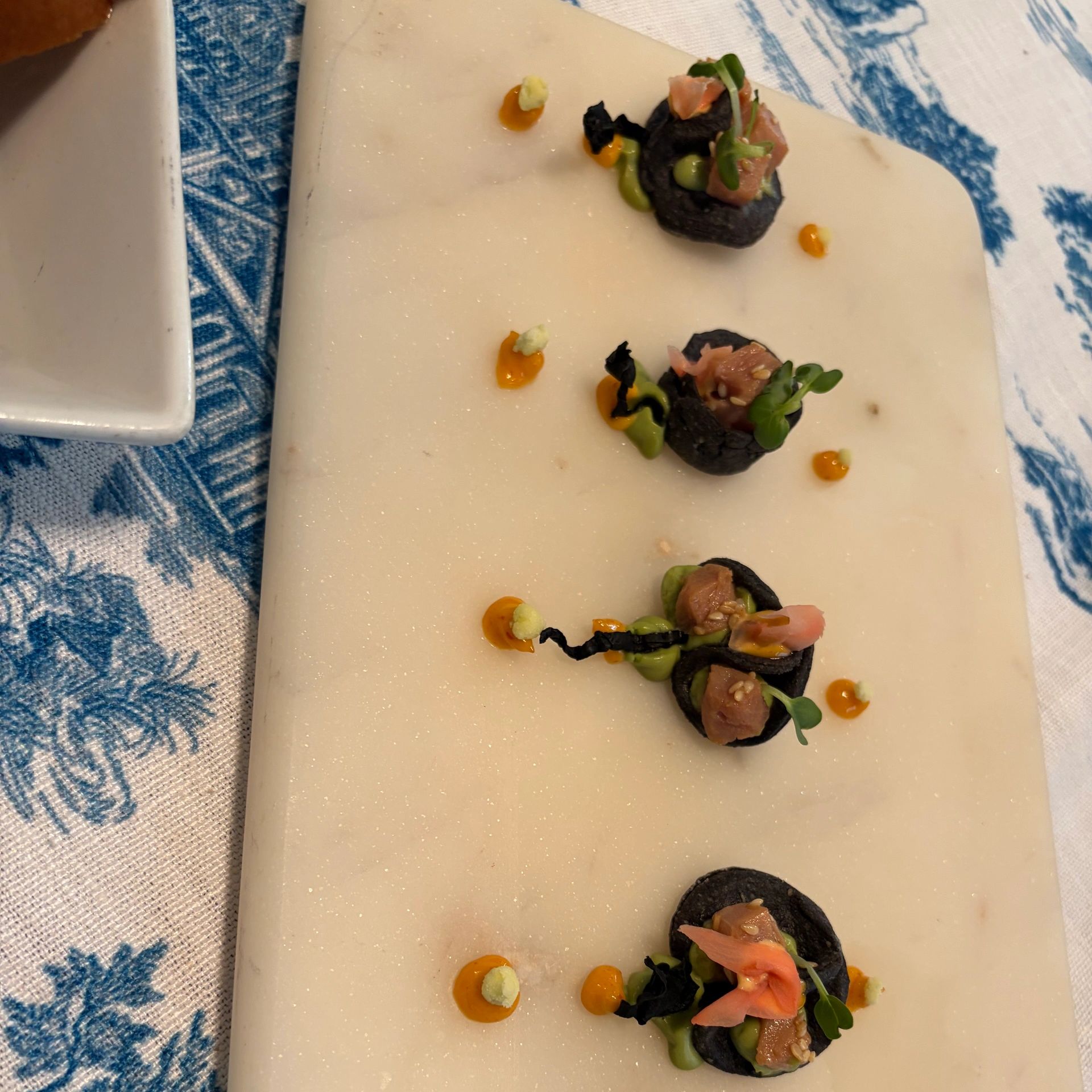 Squid Ink Tarts