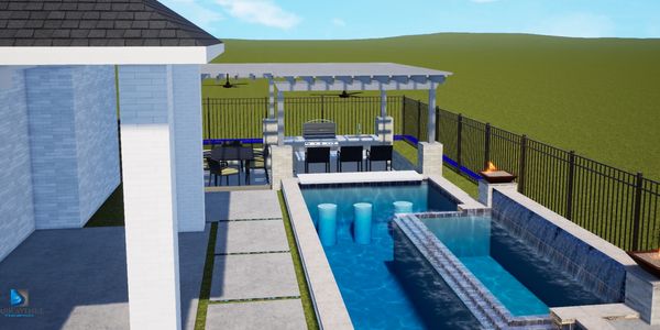 Premier Pool and designer, Pools by Park Avenue, get your top pool w patio design and quoted today.