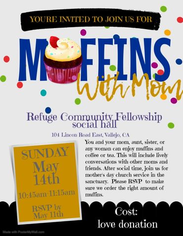Muffins with Moms- May 14th. Please RSVP