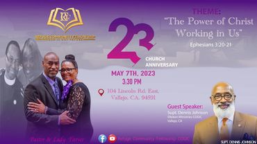 23rd Church Anniversary