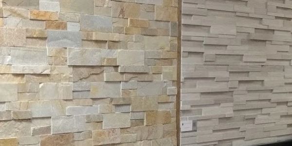 Real Stone Fireplace