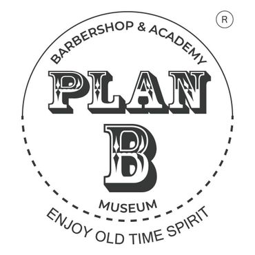 Логотип, Plan B, barbershop & academy