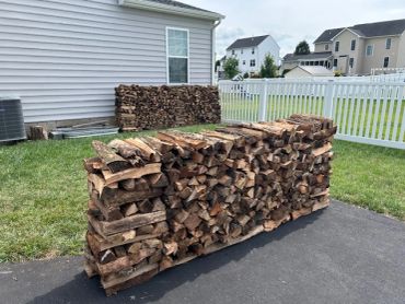 Firewood stack.